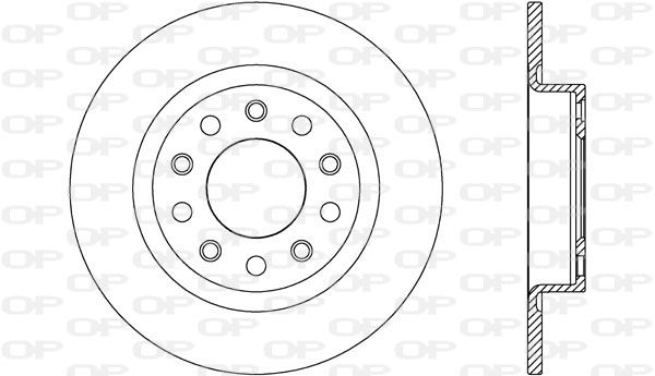 OPEN PARTS Jarrulevy BDR2615.10